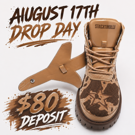 CA$H COW FIR$T HALF Boots (Brown) Men & Boy Sizes